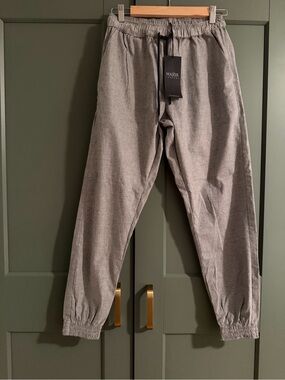 Men's Grey Drawstring Joggers